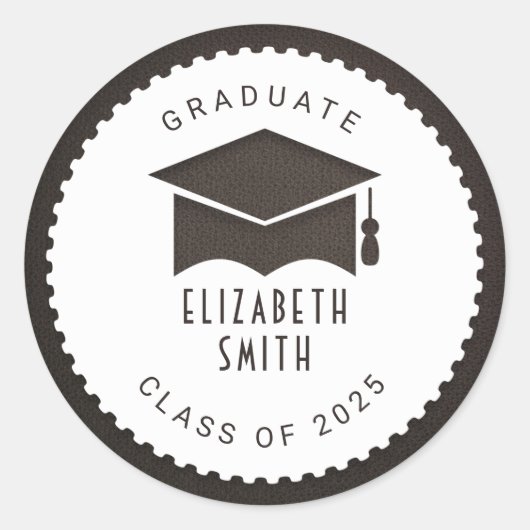 卒業 ラウンドシール (正面)