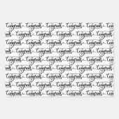 卒業 ラッピングペーパーシート (正面3)