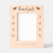 卒業 レーザー彫刻フレーム (正面)