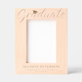 卒業 レーザー彫刻フレーム (正面)