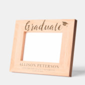 卒業 レーザー彫刻フレーム (左)