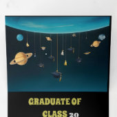 卒業 三つ折り招待状 (内部最初)