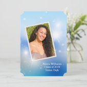 卒業《写真》ぼけ味と星 招待状 (スタンド正面)