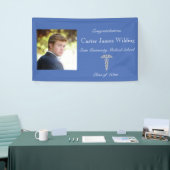 卒業、医学部、カスタム写真 横断幕 (トレードショー)