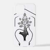 卒業：夢が力強いスローガンに具現化 iPhoneケース (裏面)