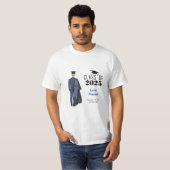 卒業 大学 卒業生 若者 Tシャツ (正面フル)