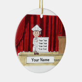 卒業 – 女性 セラミックオーナメント (右)