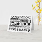 卒業-年長の2010年-カード カード (黄色い花)