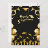 卒業 招待状 (裏面)