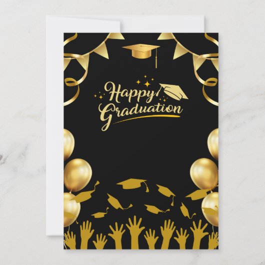 卒業 招待状 (裏面)