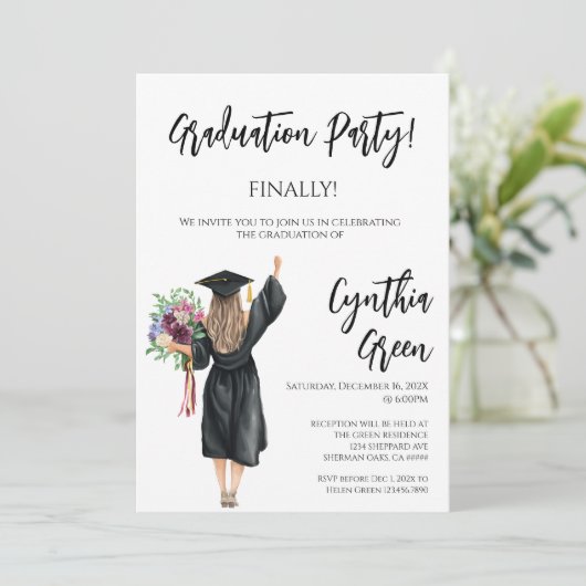 卒業 招待状 (スタンド正面)