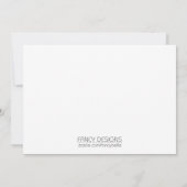 卒業 招待状 (裏面)