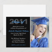 卒業 招待状 (正面/裏面)