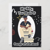 卒業 招待状 (正面)