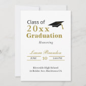 卒業 招待状 (正面)