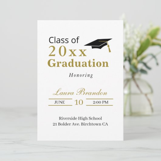 卒業 招待状 (スタンド正面)