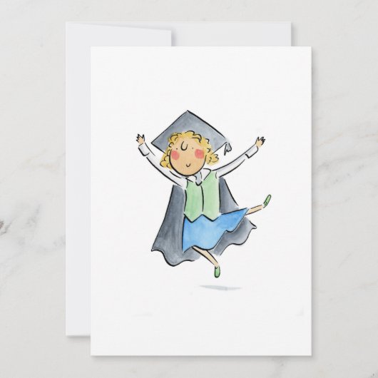 卒業 招待状 (正面)