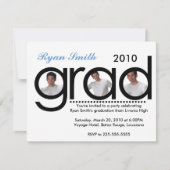 卒業 招待状 (正面)