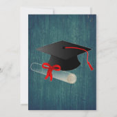 卒業 招待状 (裏面)