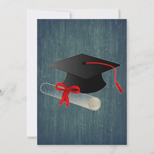 卒業 招待状 (裏面)