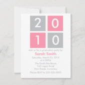 卒業 招待状 (正面)