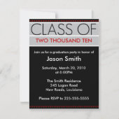 卒業 招待状 (正面)