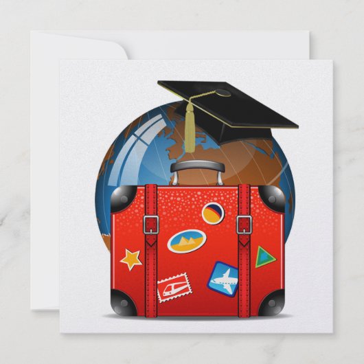 卒業 招待状 (正面)