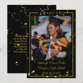 卒業 招待状 (正面/裏面)