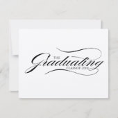 卒業 招待状 (正面)