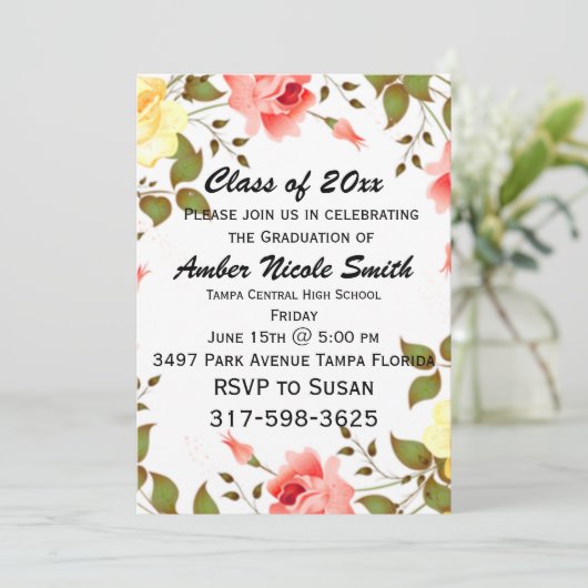 卒業 招待状 (スタンド正面)