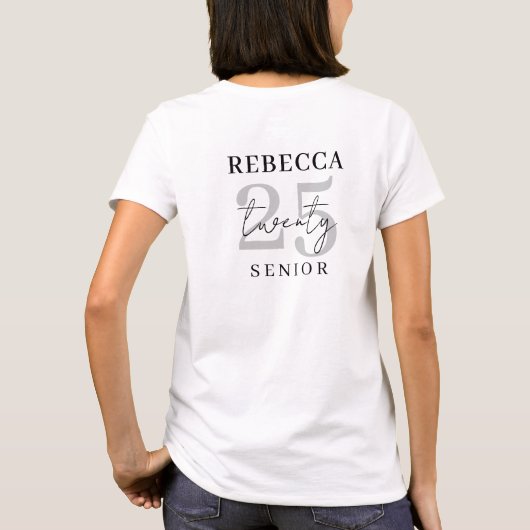 卒業 新たな章の始まり 卒業式 Tシャツ (裏面)