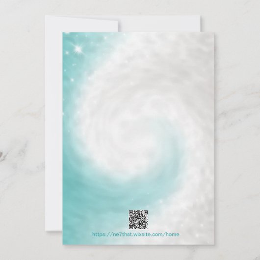 卒業 案内状 (裏面)