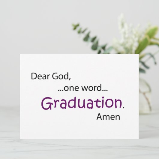 卒業 案内状 (スタンド正面)