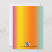 卒業 案内状 (裏面)