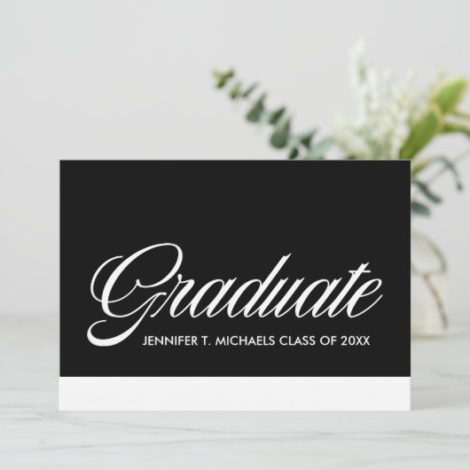 卒業 案内状 (スタンド正面)