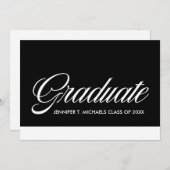 卒業 案内状 (正面/裏面)