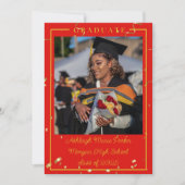 卒業 案内状 (正面)