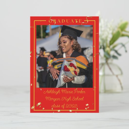 卒業 案内状 (スタンド正面)