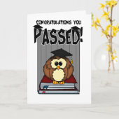 卒業/検査-お祝いの卒業Pa カード (黄色い花)