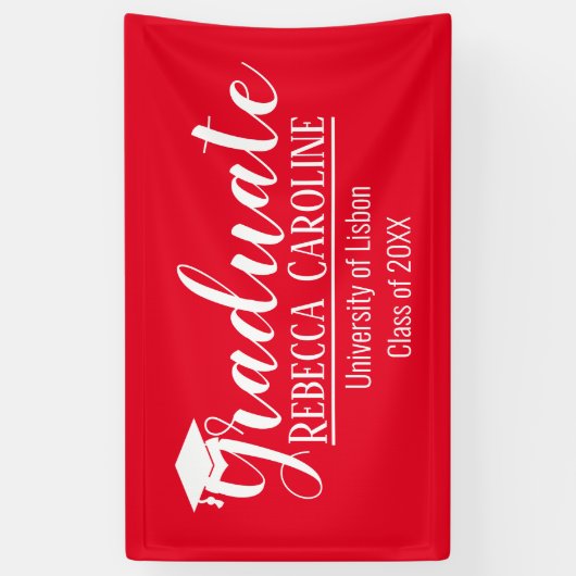 卒業 横断幕 (縦)