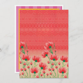 卒業、移動、およびパーティーの発表カード 案内状