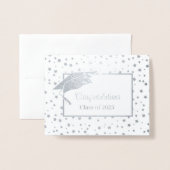 卒業 箔カード (封筒付き正面)