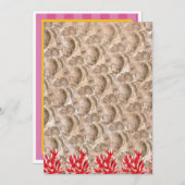 卒業・誕生日パーティーの招待状 案内状 (正面/裏面)