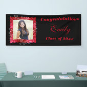卒業,赤いグリッター,黒,輝き, 横断幕 (トレードショー)