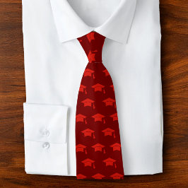 卒業 赤い帽子 アイコン パターン 太字 シンプル クラシック ネクタイ