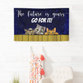 卒業、退職等 横断幕 (インサイチュ)