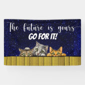 卒業、退職等 横断幕 (横)