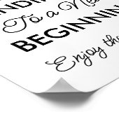 卒業A甘い終わりで新しい始めのキャンディバー ポスター (角)