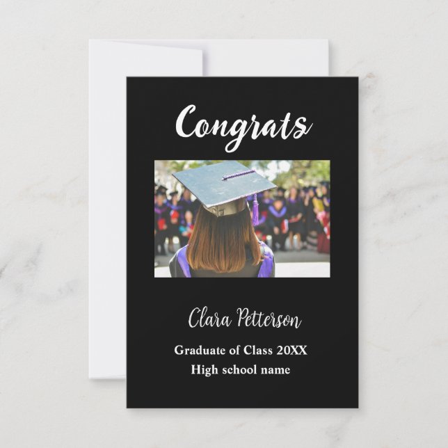 卒業add name class of 20xxおめでとうadd pho (正面)