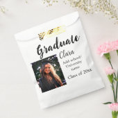 卒業add name class of 20xxおめでとうadd pho フェイバーバッグ (封をした状態)